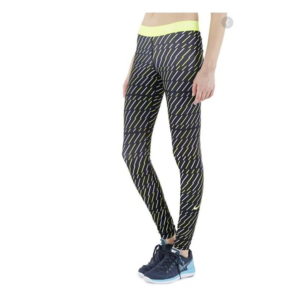 Nike Pro Core Dri-Fit Bolt Print Tights Leggings S - Picture 3 of 15